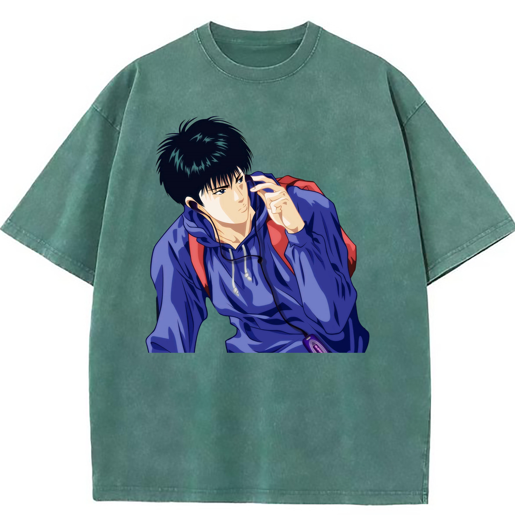 （画像用） SLAM DUNK／スラムダンク 綿100% ヴィンテージ風 半袖Tシャツ（フロントプリント）